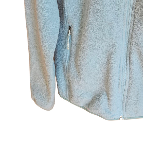 Columbia Glacier National Park Fleece Jacket Full Zip Light Blue Women's XLarge - Picture 4 of 7